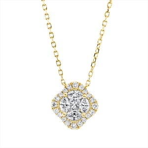 Collier 18 kt GG, mit ZÖ 40 cm