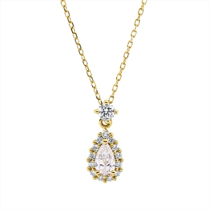 Collier 18 kt GG, mit ZÖ 40 cm