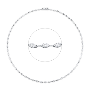 Collier 18 kt WG