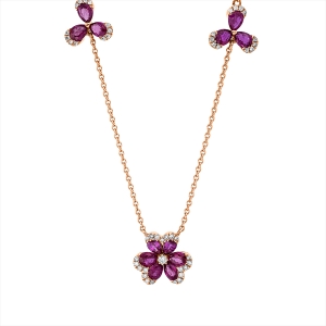 Collier 18 kt RG
