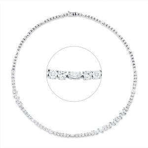 Collier 18 kt WG