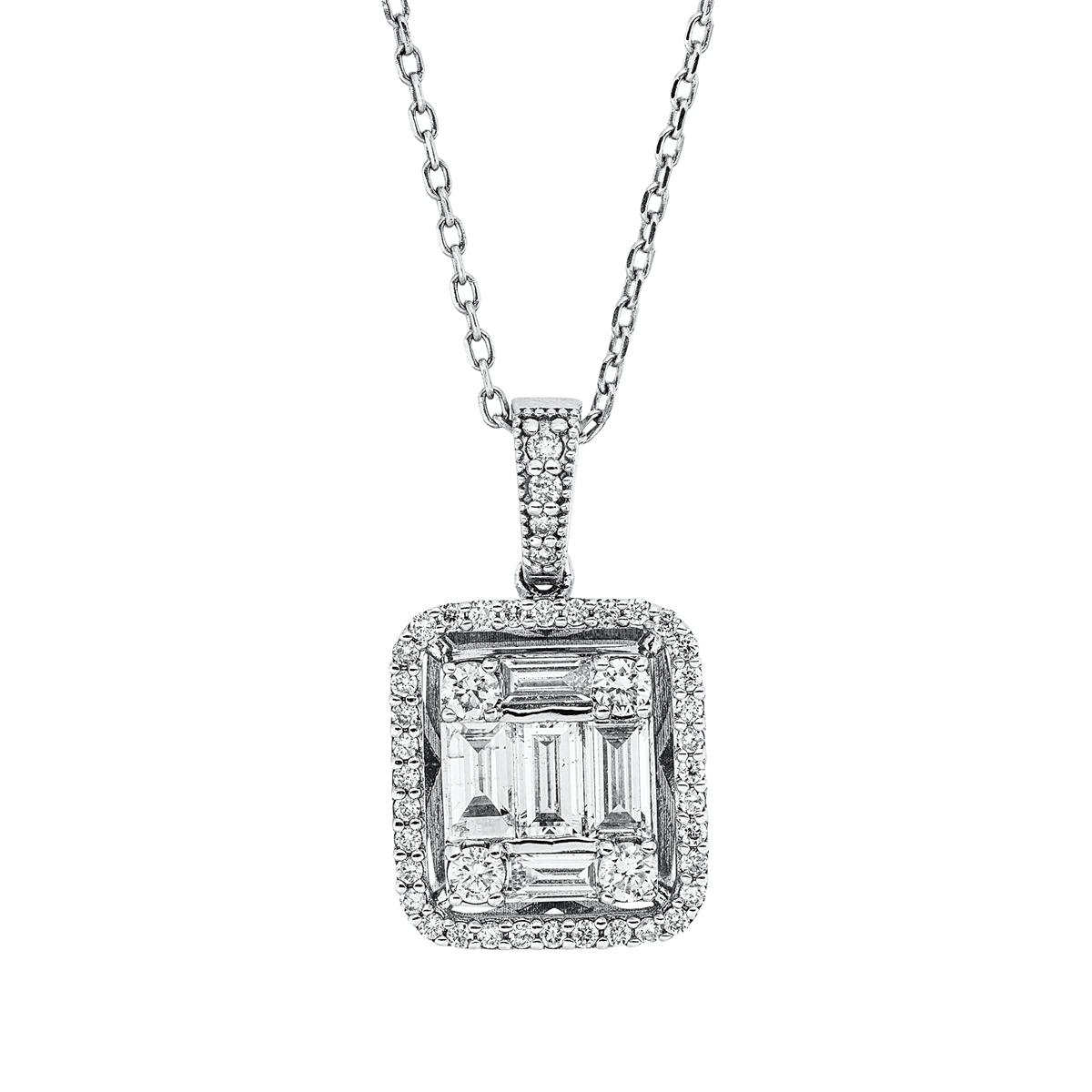 Collier 14 kt WG