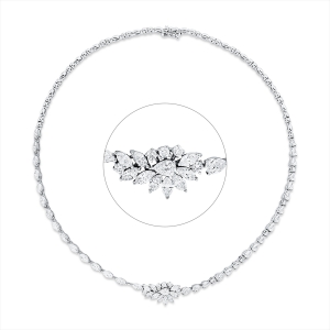 Collier 18 kt WG