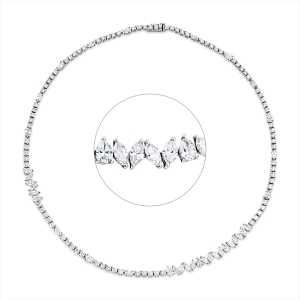 Collier 18 kt WG
