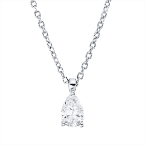 Solitaire Collier 3er-Krappe 18kt Gelbgold mit ZÖ 42 cm mit 0,20ct Diamanten