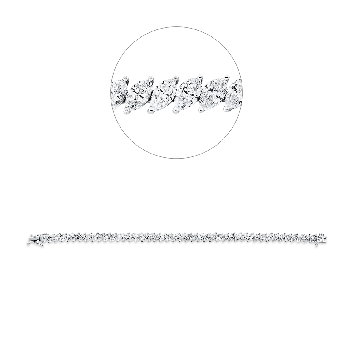 Armband 18 kt WG