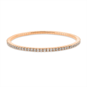 Armband 4er-Krappe 18 kt GG, Flex-Band, variabel
