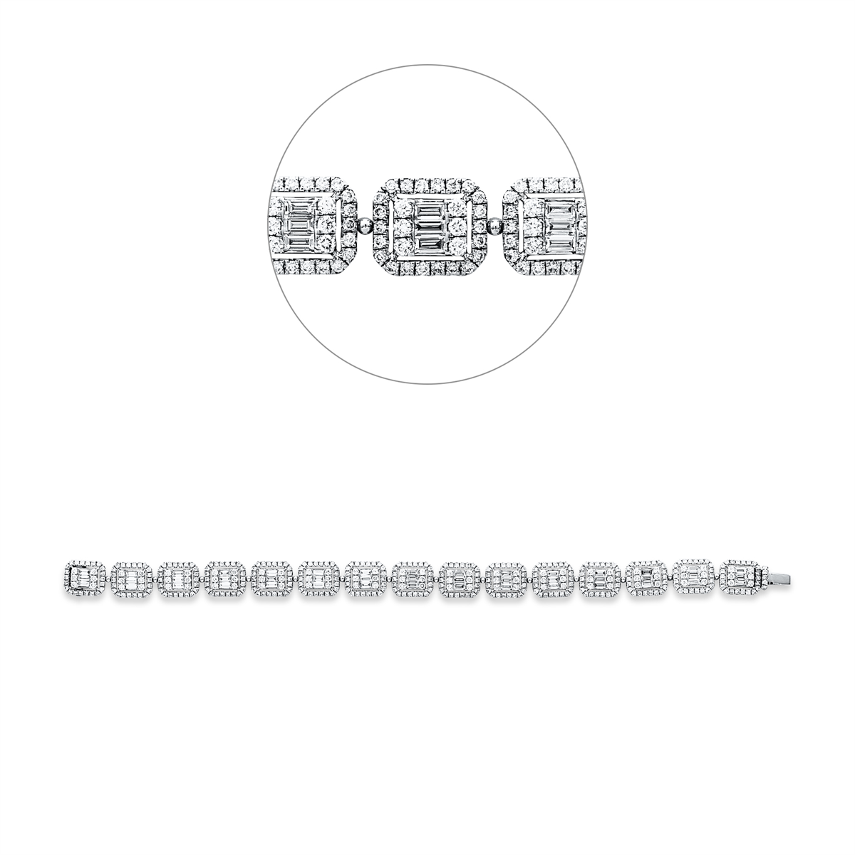 Armband 18 kt WG
