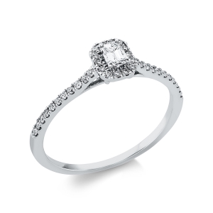 Ring 4er-Krappe 18 kt GG