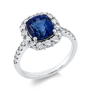 Ring 4er-Krappe 18 kt WG