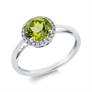 Ring 4er-Krappe 18 kt WG