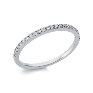 Memoire halb Ring  18kt Gelbgold mit 0,18ct Diamanten