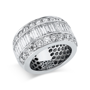 Ring  18kt Weißgold mit 4,16ct Diamanten