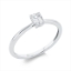 Solitaire Ring  18kt Weißgold mit 0,40ct Diamanten