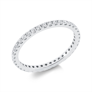 Infinity Memoire Ring  18kt Weißgold mit 0,50ct Diamanten