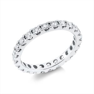 Infinity Memoire Ring  18kt Weißgold mit 1,27ct Diamanten