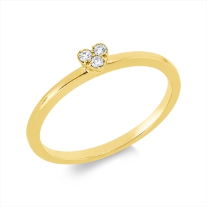 Ring 18 kt GG Herz