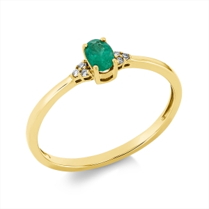 Ring 4er-Krappe 18 kt GG