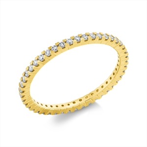 Infinity Memoire Ring  18kt Gelbgold mit 0,39ct Diamanten