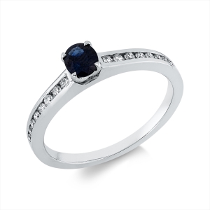 Ring 4er-Krappe 18 kt WG