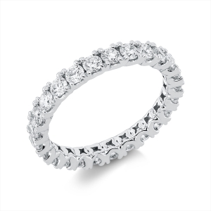 Infinity Memoire Ring  18kt Weißgold mit 1,60ct Diamanten