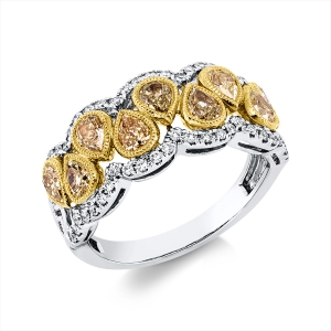 Ring 18 kt WG+GG