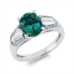 Ring 4er-Krappe 18 kt WG