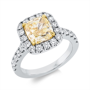 Ring 18 kt WG+GG, GIA 6227911798