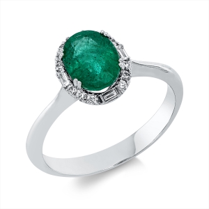 Ring 4er-Krappe 18 kt WG