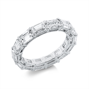 Infinity Memoire Ring  18kt Weißgold mit 5,59ct Diamanten