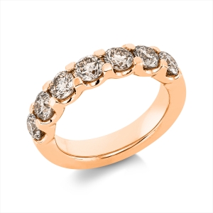 Memoire halb Ring 4er-Krappe 18kt Rotgold Premium Edition mit 2,12ct Diamanten