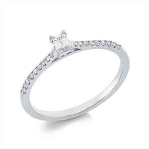 Ring 4er-Krappe 18 kt GG