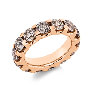 Infinity Memoire Ring  18kt Rotgold Premium Edition mit 7,14ct Diamanten