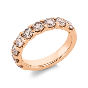 Memoire halb Ring  18kt Rotgold Premium Edition mit 1,89ct Diamanten
