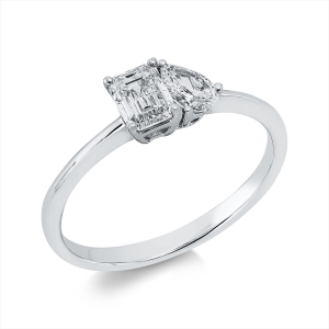 Ring 18 kt WG, GIA 1529036579