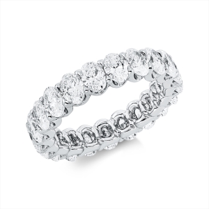 Infinity Memoire Ring  18kt Weißgold mit 3,99ct Diamanten