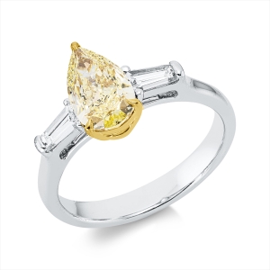 Ring 18 kt WG+GG, GIA 6345654950