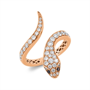 Ring 18 kt RG Schlange
