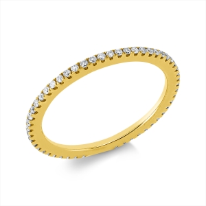 Infinity Memoire Ring  18kt Gelbgold mit 0,22ct Diamanten