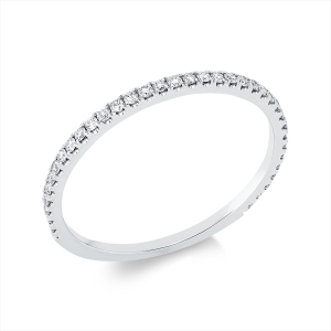 Infinity Memoire Ring  18kt Weißgold mit 0,19ct Diamanten