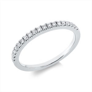 Memoire halb Ring  18kt Gelbgold mit 0,20ct Diamanten