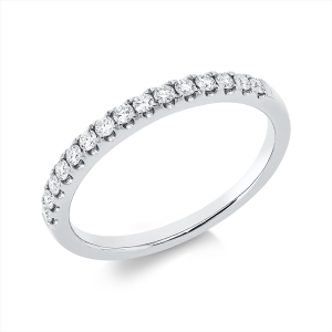 Memoire halb Ring  18kt Gelbgold mit 0,25ct Diamanten
