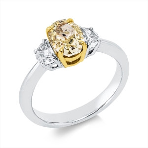 Ring 4er-Krappe 18 kt WG+GG, GIA 2156699490