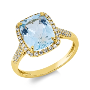 Ring 18 kt GG Schmetterling