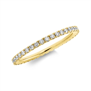 Infinity Memoire Ring  18kt Gelbgold mit 0,53ct Diamanten