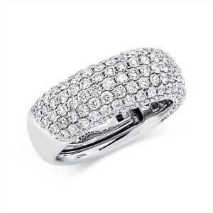 Pavé Ring  18kt Weißgold mit 1,98ct Diamanten