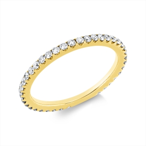 Infinity Memoire Ring  18kt Gelbgold mit 0,47ct Diamanten