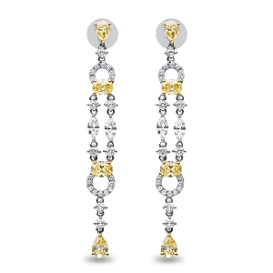 Ohrschmuck 18 kt WG+GG