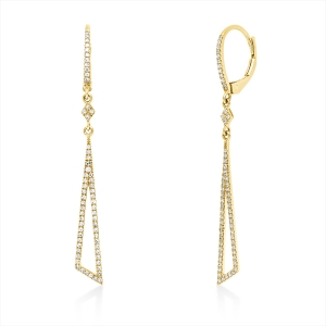 Ohrschmuck  18kt Gelbgold mit 0,30ct Diamanten