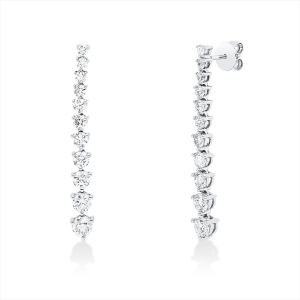 Ohrschmuck  18kt Weißgold mit 2,72ct Diamanten